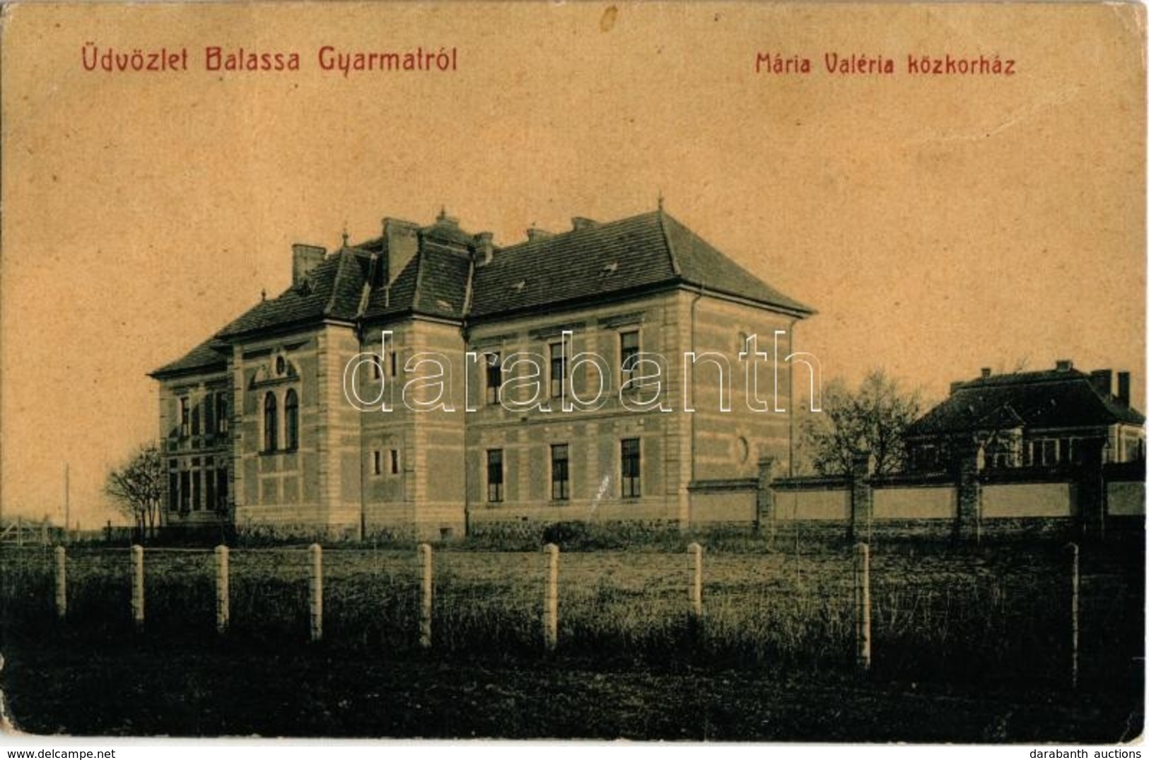 T2/T3 Balassagyarmat, Mária Valéria Közkórház. W.L. (?) No. 989. (EB) - Unclassified