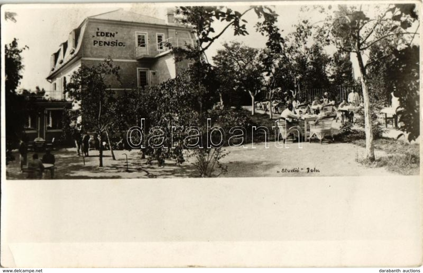 * T2/T3 Balatonlelle, Éden Pensio, Vendéglő, étterem, Kert. Studio Photo (EK) - Non Classés