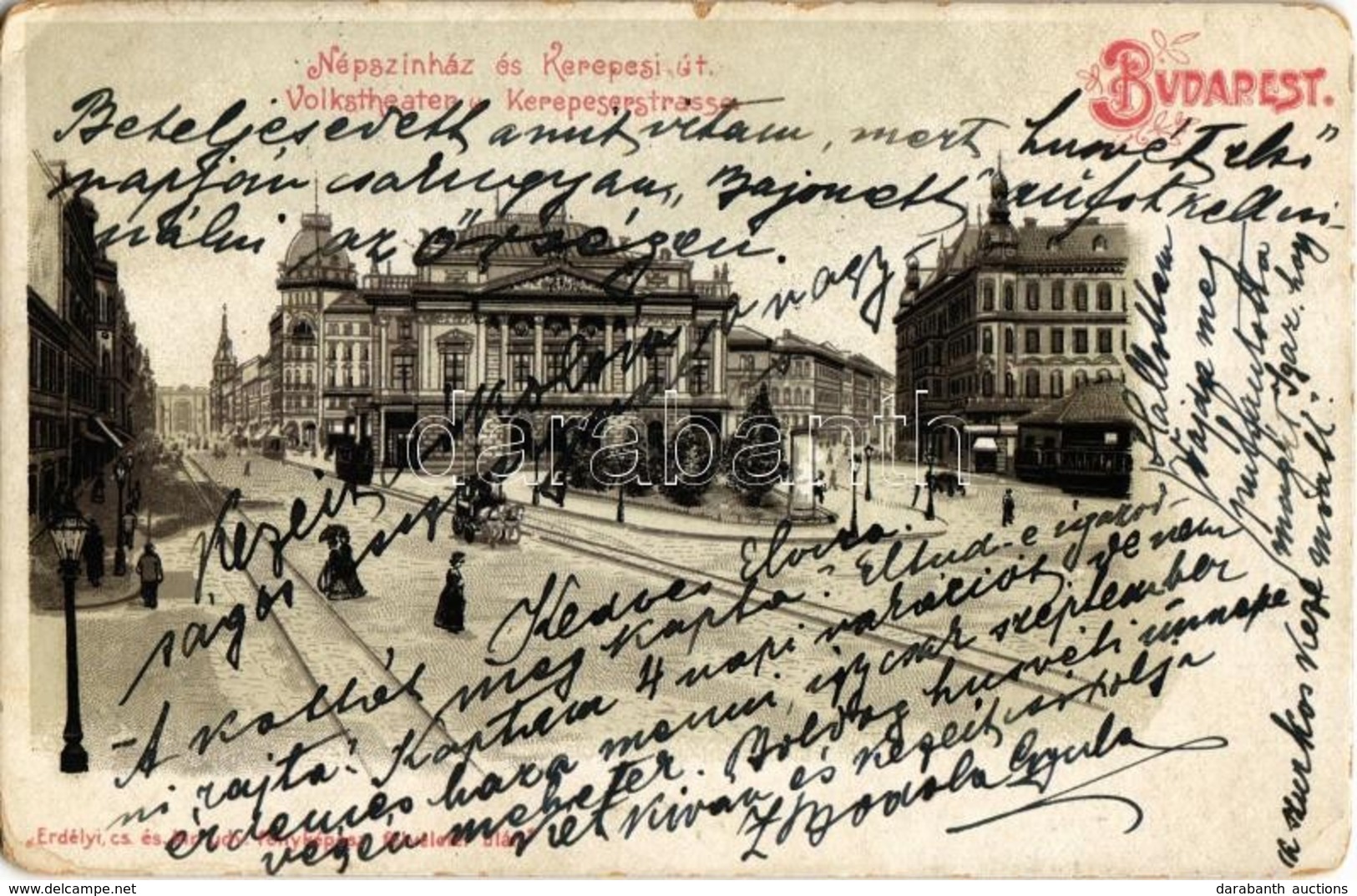 ** * Budapest - 25 Db Régi Városképes Lap, Közte 1 Litho és Pár Taussig Lap / 25 Pre-1945 Town-view Postcards, Including - Non Classés