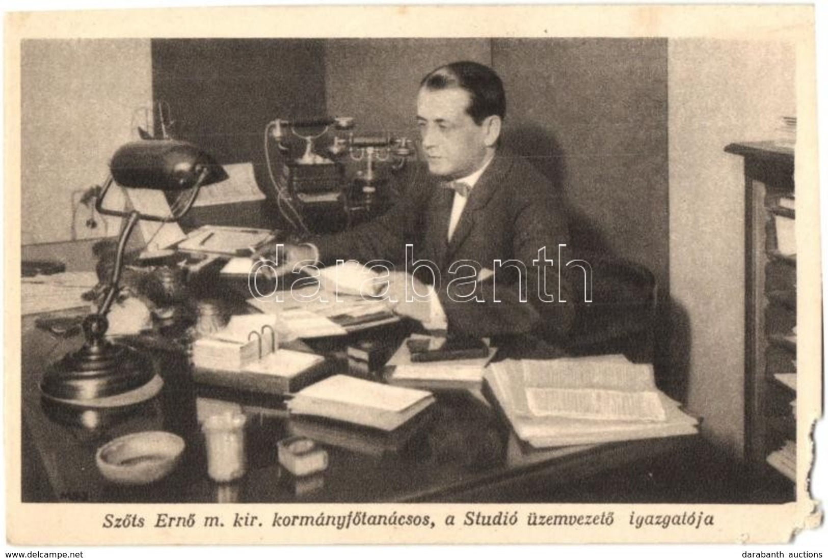 ** T4 Budapest, Szőts Ernő Kormányfőtanácsos, A Stúdió üzemvezető Igazgatója; Rádióélet Reklám / Hungarian Radio Studio  - Non Classificati