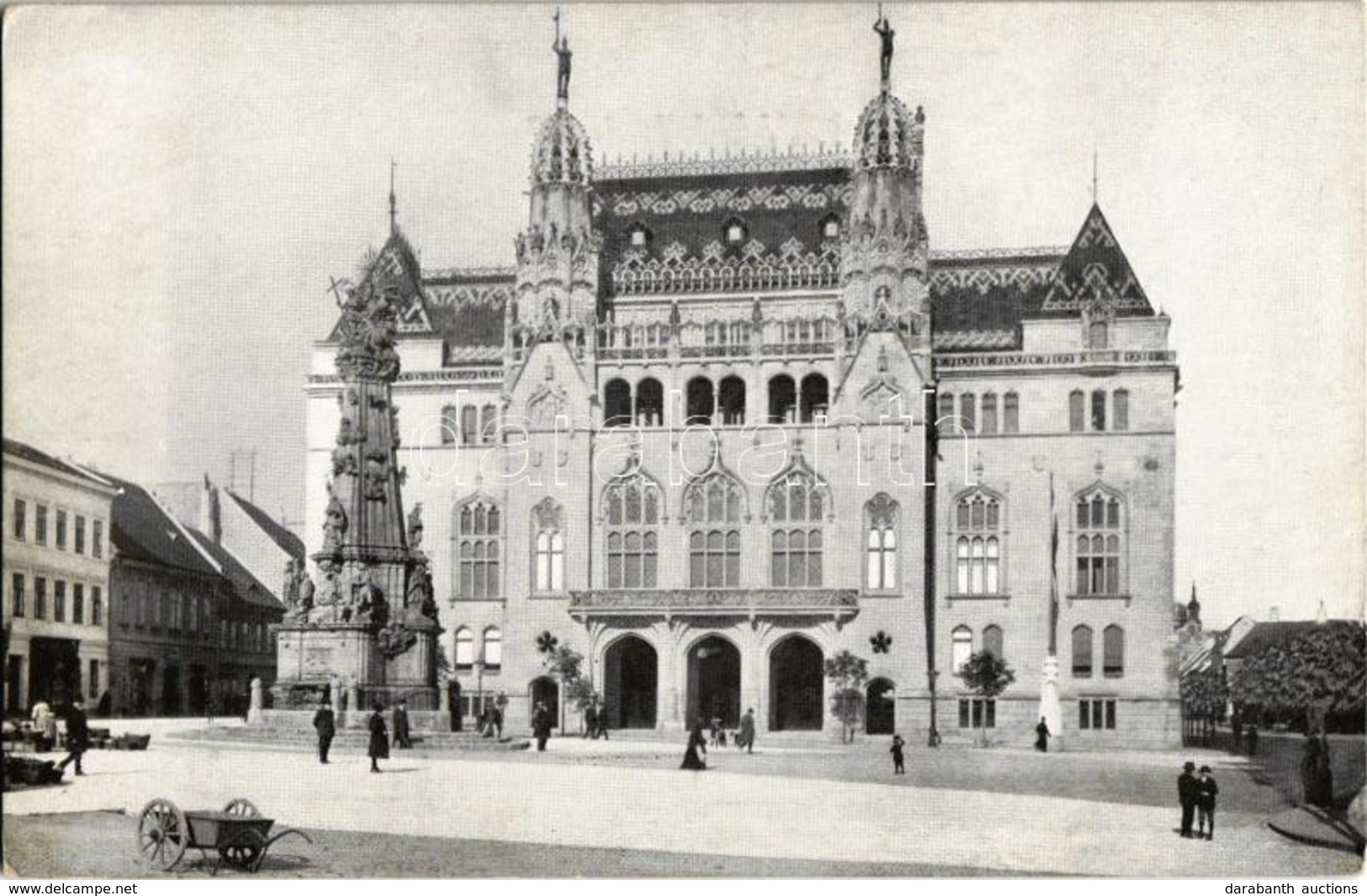 ** T1/T2 Budapest I. Pénzügyminisztérium Palotája, Szentháromság Szobor, Piac - Non Classés