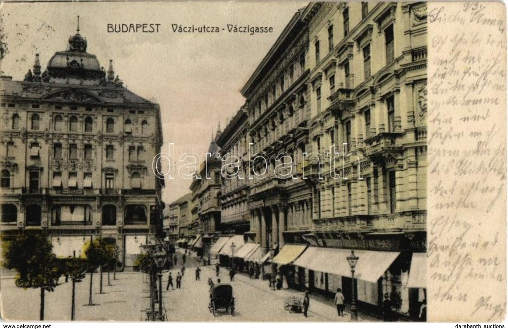 T2 1905 Budapest V. Váci Utca, Neymon János, Slaschek Conrad üzlete - Zonder Classificatie