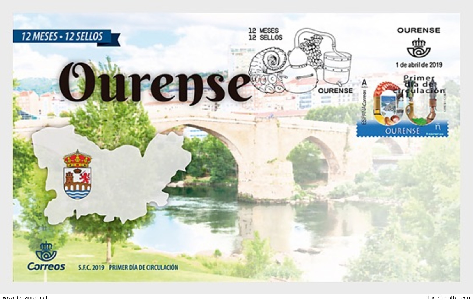 Spanje / Spain - Postfris / MNH - FDC 12 Maanden, 12 Postzegels, Ourense 2019 - Ongebruikt