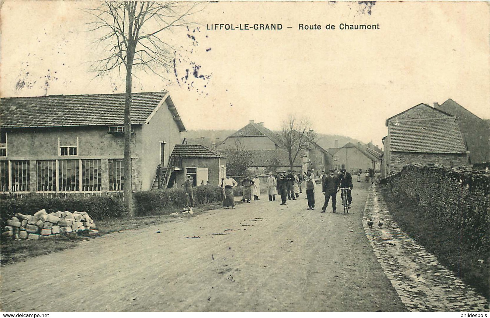 VOSGES LIFFOL LE GRAND   Route De Chaumont - Liffol Le Grand