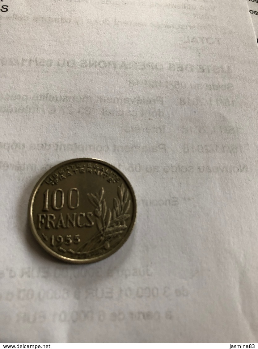 France 100 Francs 1955 - Autres & Non Classés
