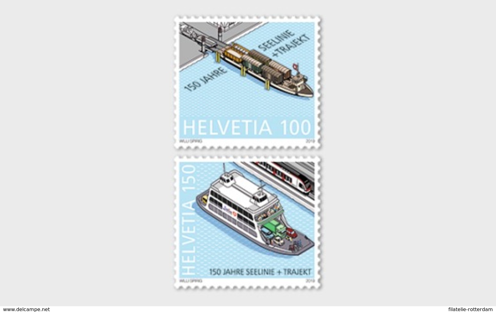 Zwitserland / Suisse - Postfris / MNH - Complete Set Ferry's 2019 - Ongebruikt