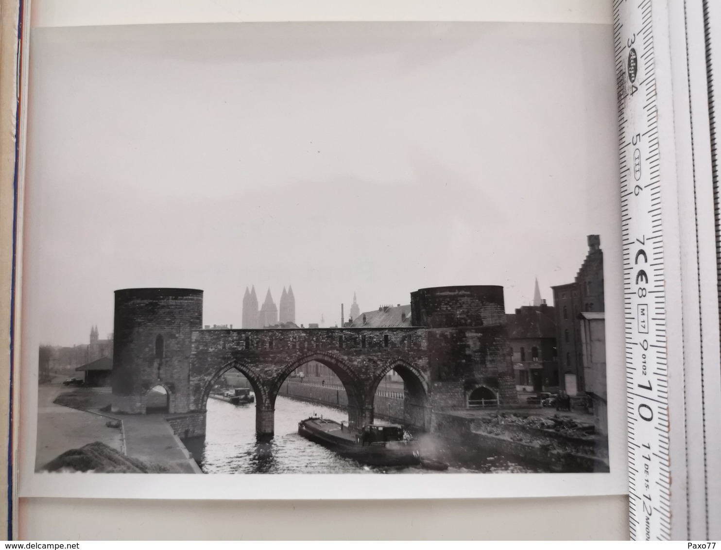 Photo Original, Tournai, Pont Des Trous, 1950 - Tournai