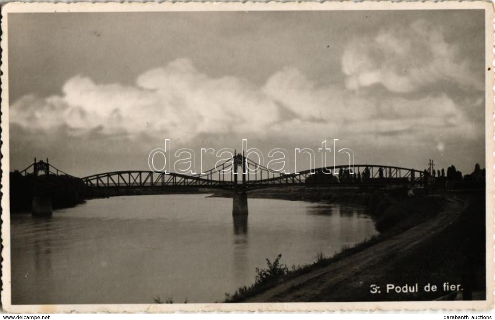** T2 Arad, Podul De Fier / Vashíd / Iron Bridge. Photo Orig. Fotofilm Cluj - Unclassified
