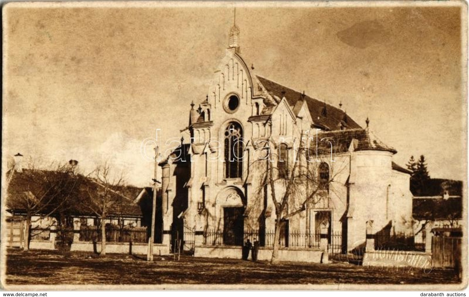 * T2/T3 Beszterce, Bistritz, Bistrita; Izraelita Templom, Zsinagóga / Synagogue. Photo (fl) - Non Classés