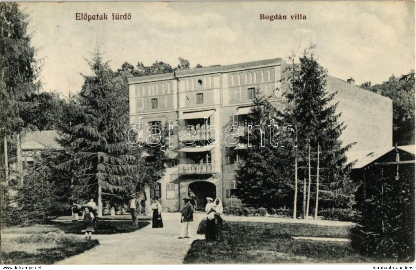 T2/T3 1914 Előpatak, Valcele; Bogdán Villa. Goldstein Manó Kiadása / Villa - Zonder Classificatie