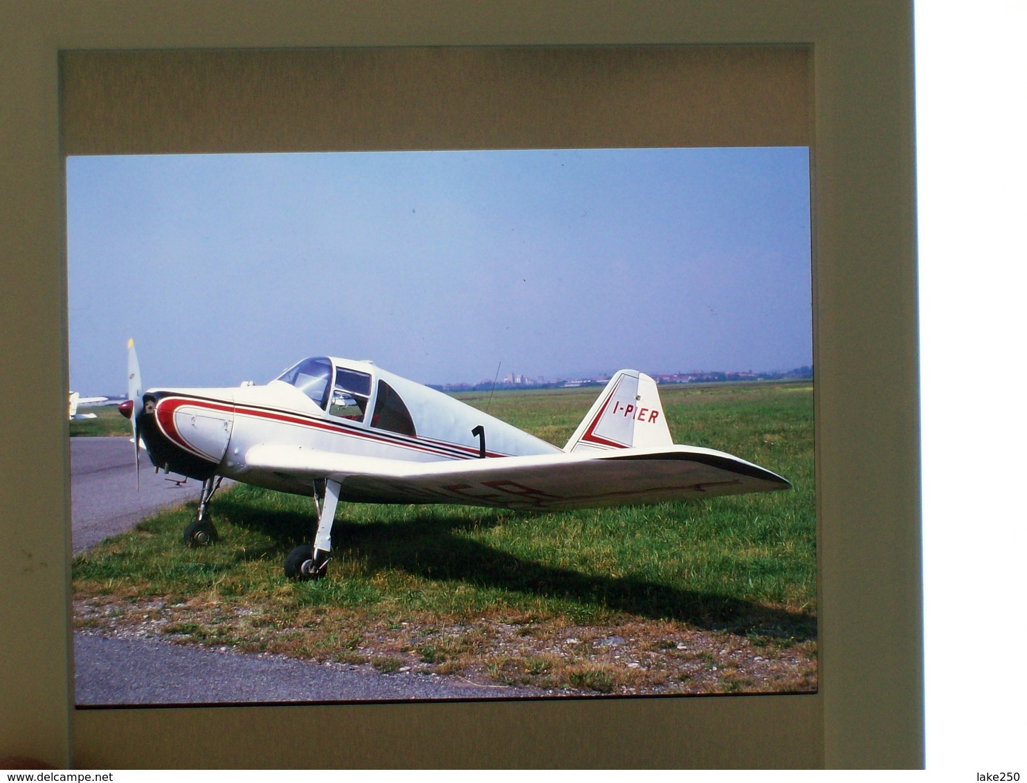 DIAPOSITIVA / SLIDE AEREO FRANCIS LOMBARDI AVIA LM5  I-PIER - Diapositive