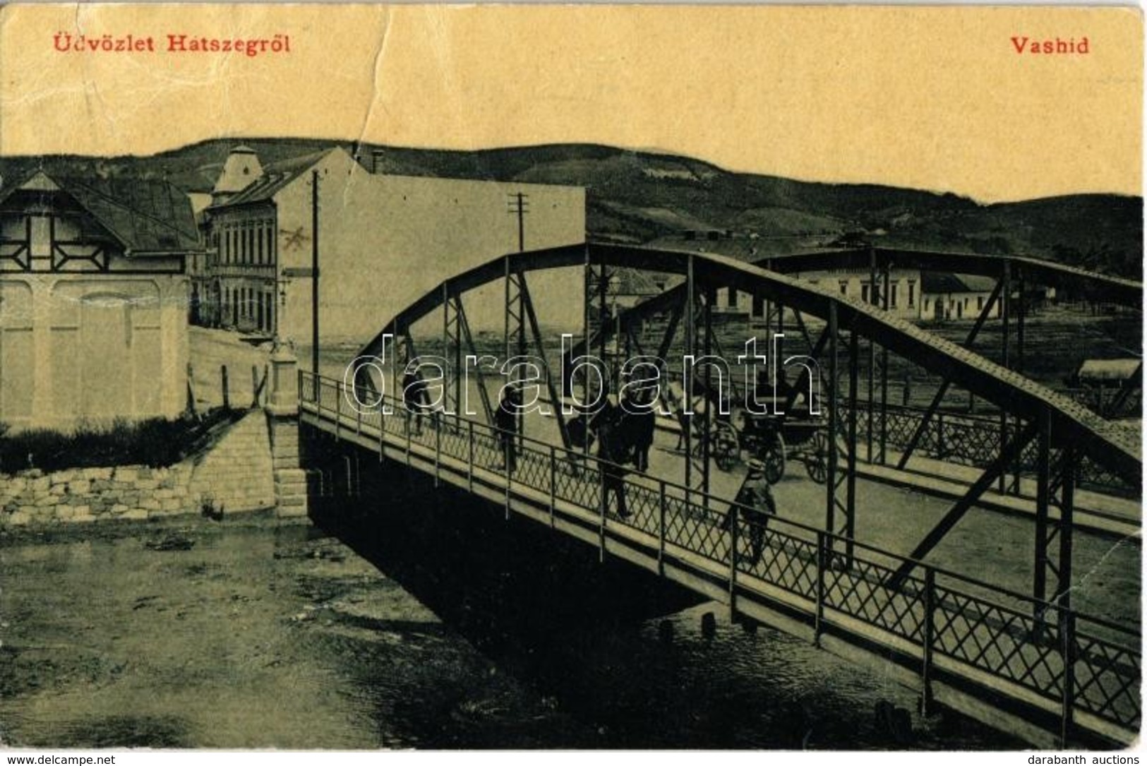 * T3 Hátszeg, Wallenthal, Hateg; Vashíd. W. L. 1716. / Iron Bridge (Rb) - Zonder Classificatie