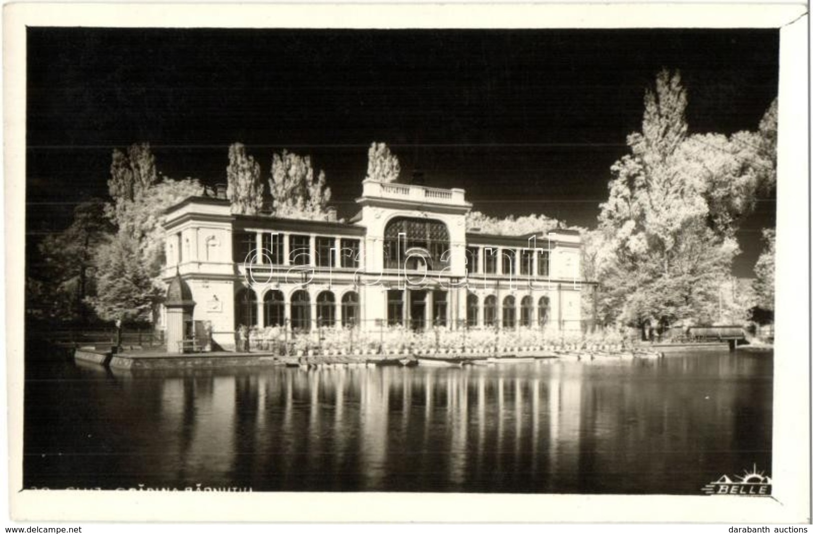 T2 Kolozsvár, Cluj; Sétatéri Korcsolya Csarnok / Promenade, Ice Rink, Ice Skating Hall. Belle Photo. '1940 Kolozsvár Vis - Zonder Classificatie