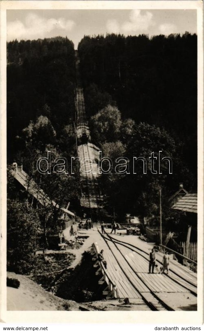 T2 Kovászna-fürdő, Baile Covasna; Sikló. Hadnagy Bazár Kiadása / Funicular - Non Classés