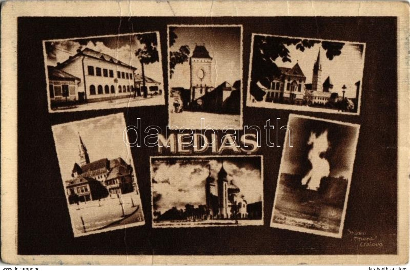 T3 Medgyes, Mediasch, Medias; Mozaiklap / Multi-view Postcard (fa) - Zonder Classificatie