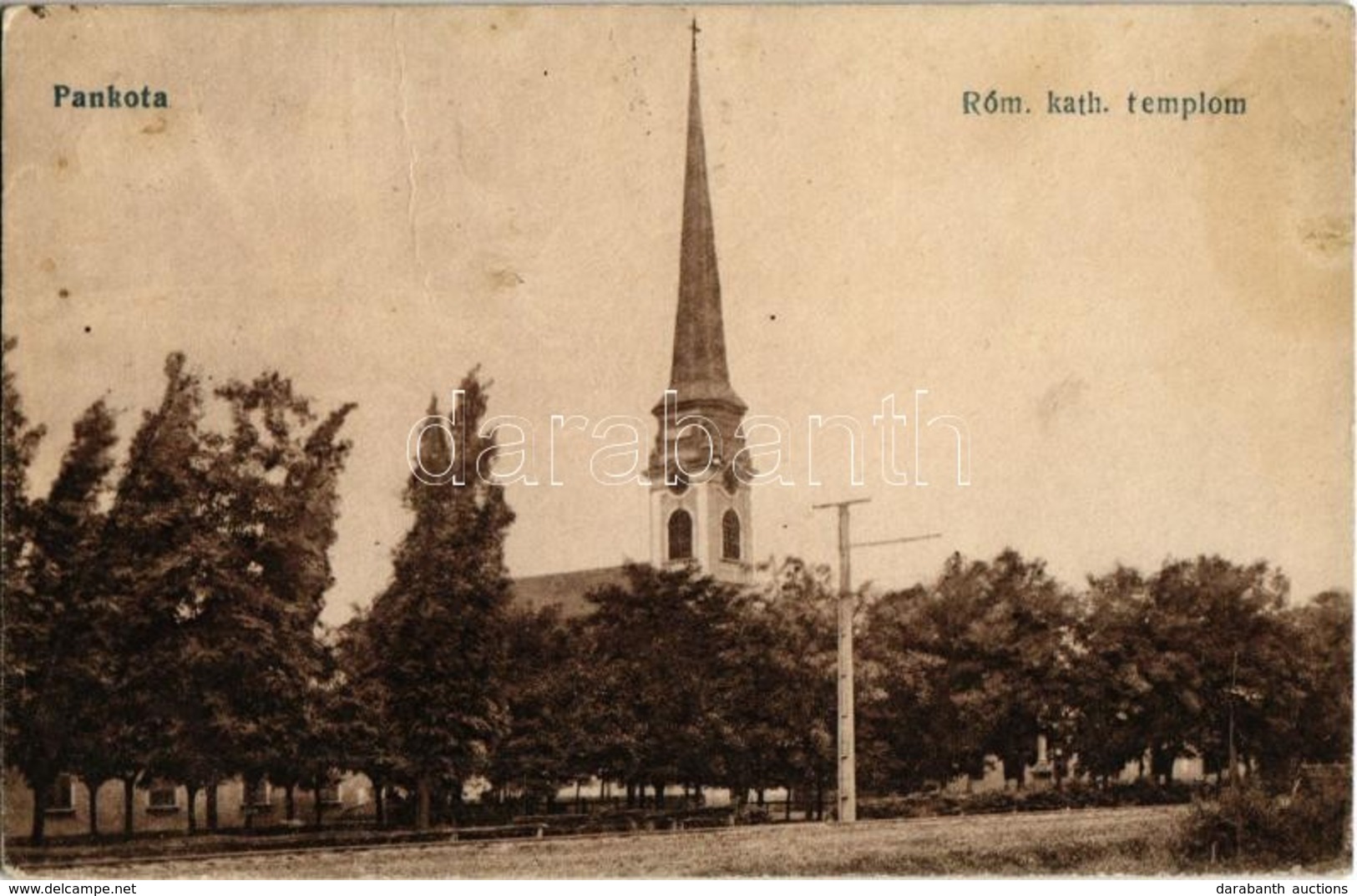 * T2 1930 Pankota, Pancota; Római Katolikus Templom / Church - Non Classés