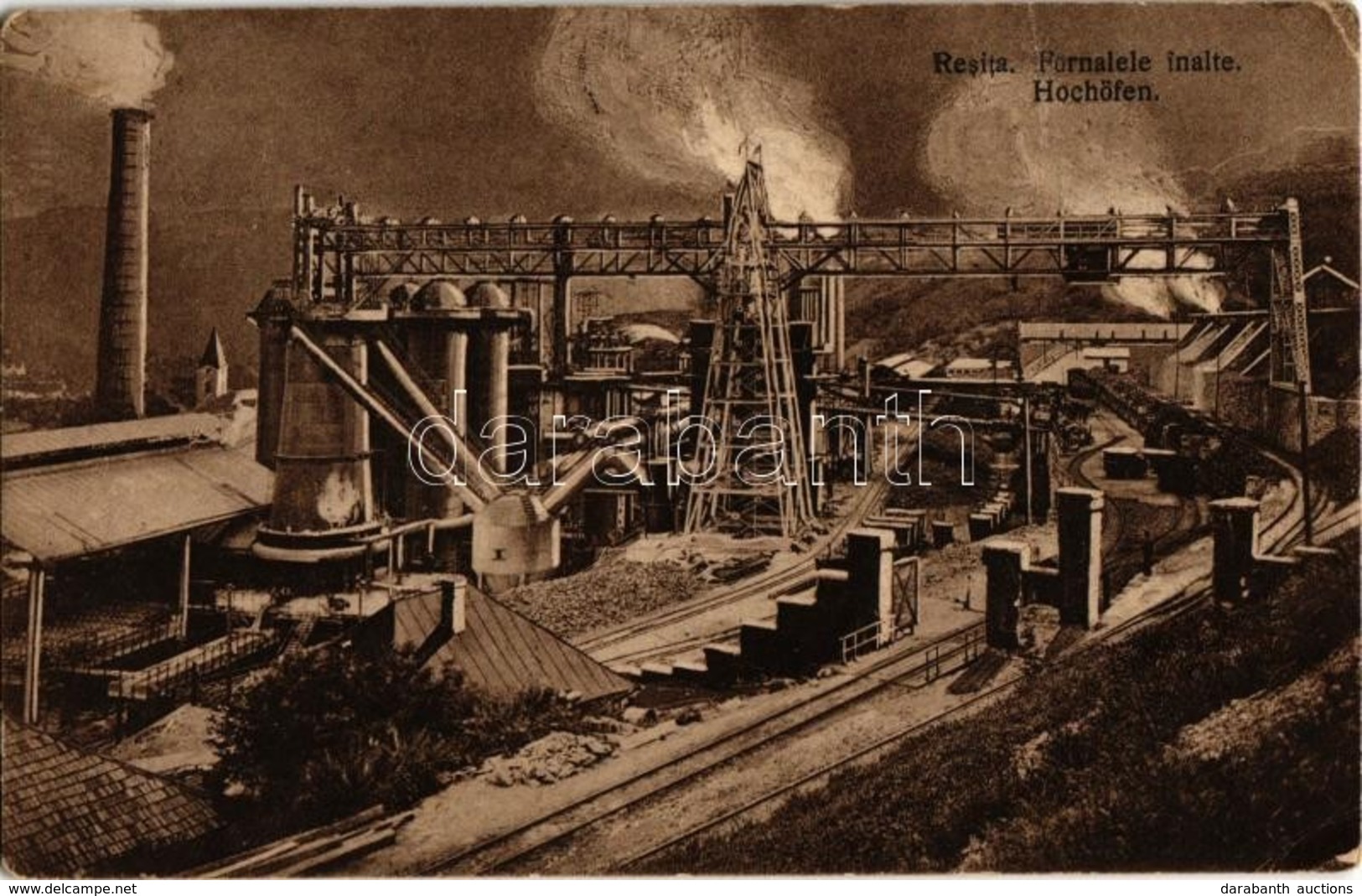 T2/T3 Resica, Resita; Vasgyár, Olvasztók, Iparvasút / Furnalele Inalte / Hochöfen / Iron Works, Furnace, Industrial Rail - Zonder Classificatie