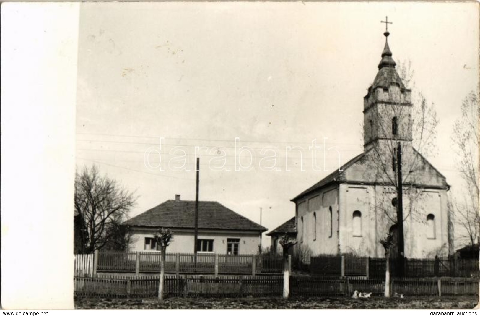 * T2 Sülelmed, Ulmeni; 1942-ben épült Római Katolikus Templom, Mellette Paplak (ma Gyógyszertár) / Catholic Church And R - Non Classés