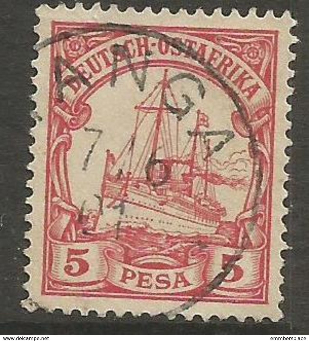 German East Africa - 1901 Kaiser's Yacht 5p Fine Used  Sc 13 - German East Africa