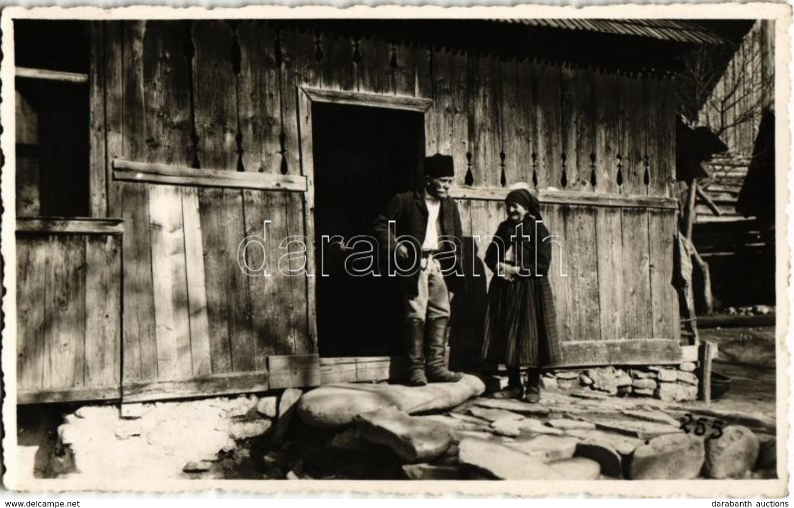 T2 1941 Székelyudvarhely, Odorheiu Secuiesc;  Székely Ház Falusiakkal / Székely House, Villagers, Folklore. Kováts Istvá - Zonder Classificatie