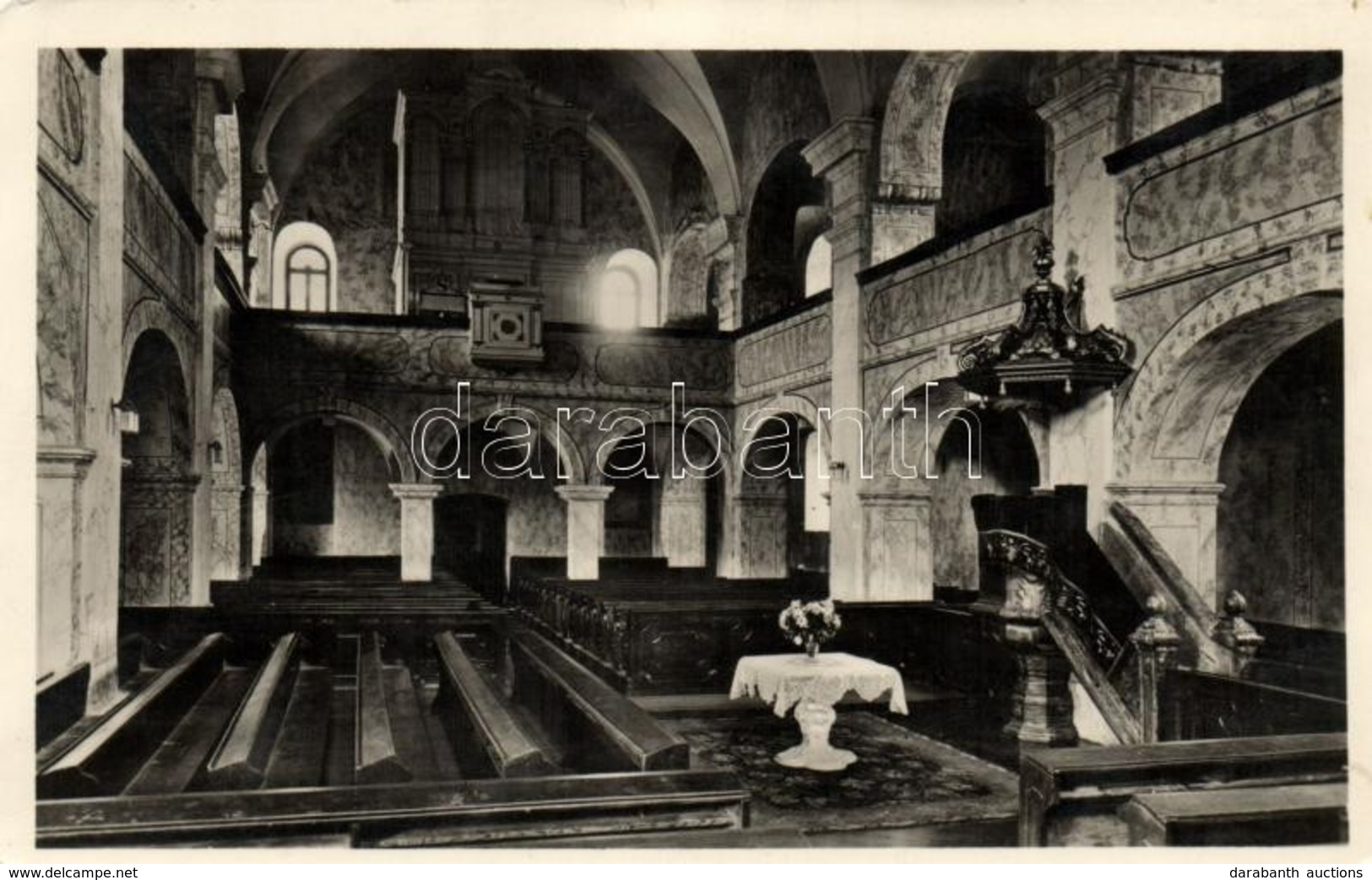 * T2 Székelyudvarhely, Odorheiu Secuiesc; Református Templom / Church Interior - Zonder Classificatie