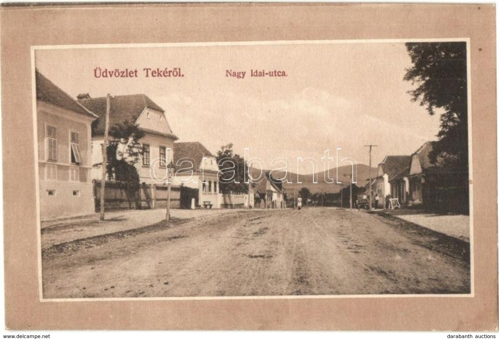 T2 1916 Teke, Tekendorf, Teaca; Nagy Idai Utca / Street - Zonder Classificatie