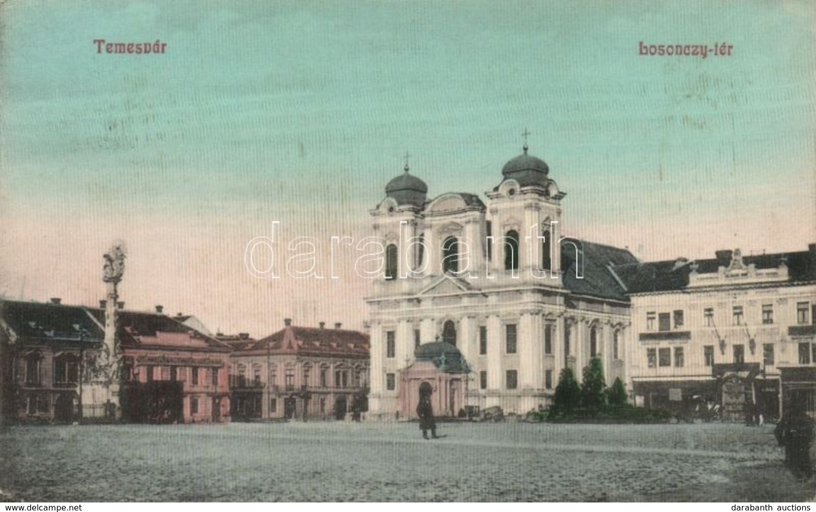 T2/T3 Temesvár, Losonczy Tér; Gerő Manó Kiadása / Square (EK) - Non Classés