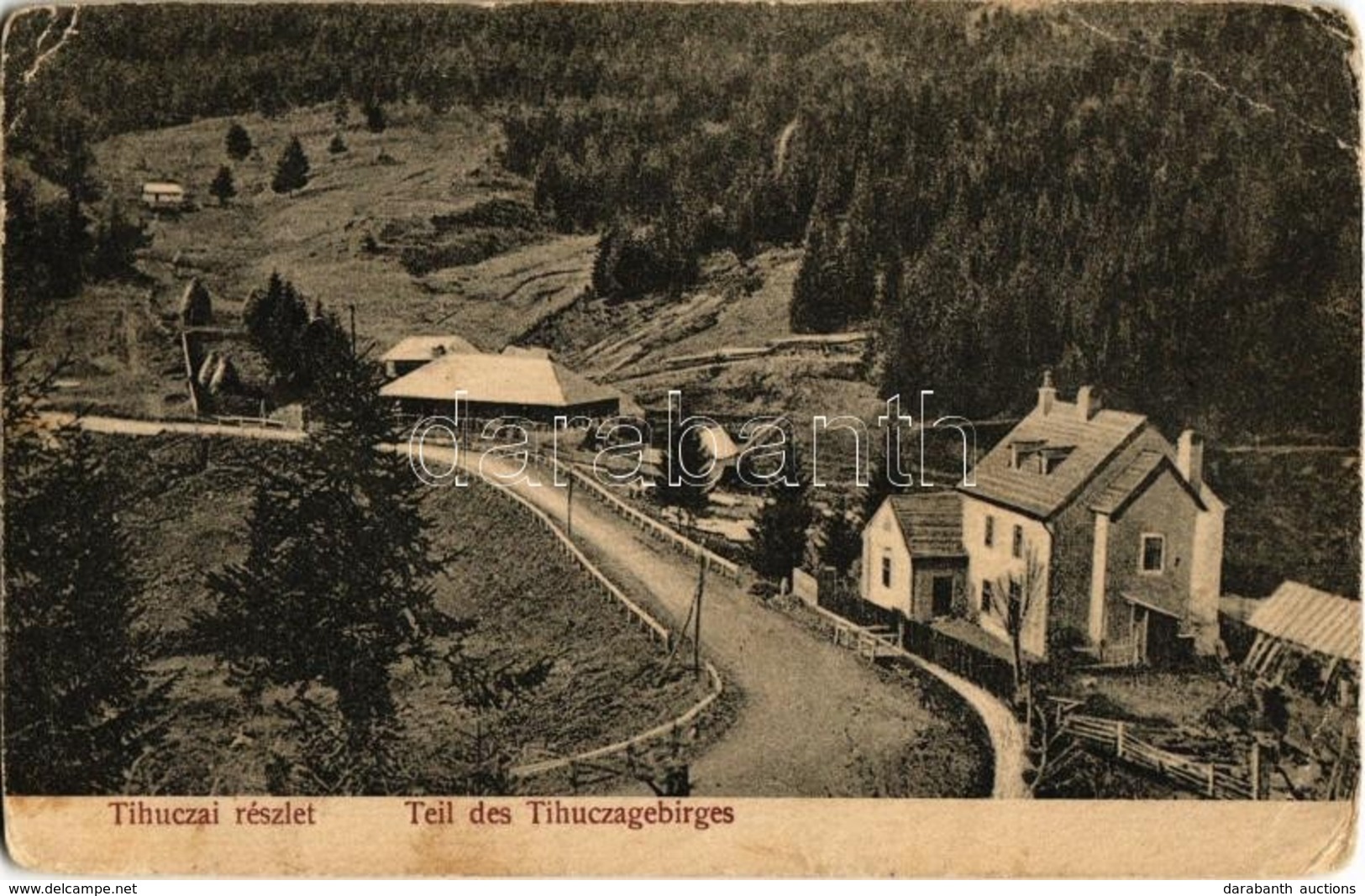 T3 1910 Tihuca, Tihuta (Báránykő, Piatra Fântânel); Teil Des Tihuczagebirges / Borgói-hágó / Pasul Tihuta / Spa Village, - Zonder Classificatie