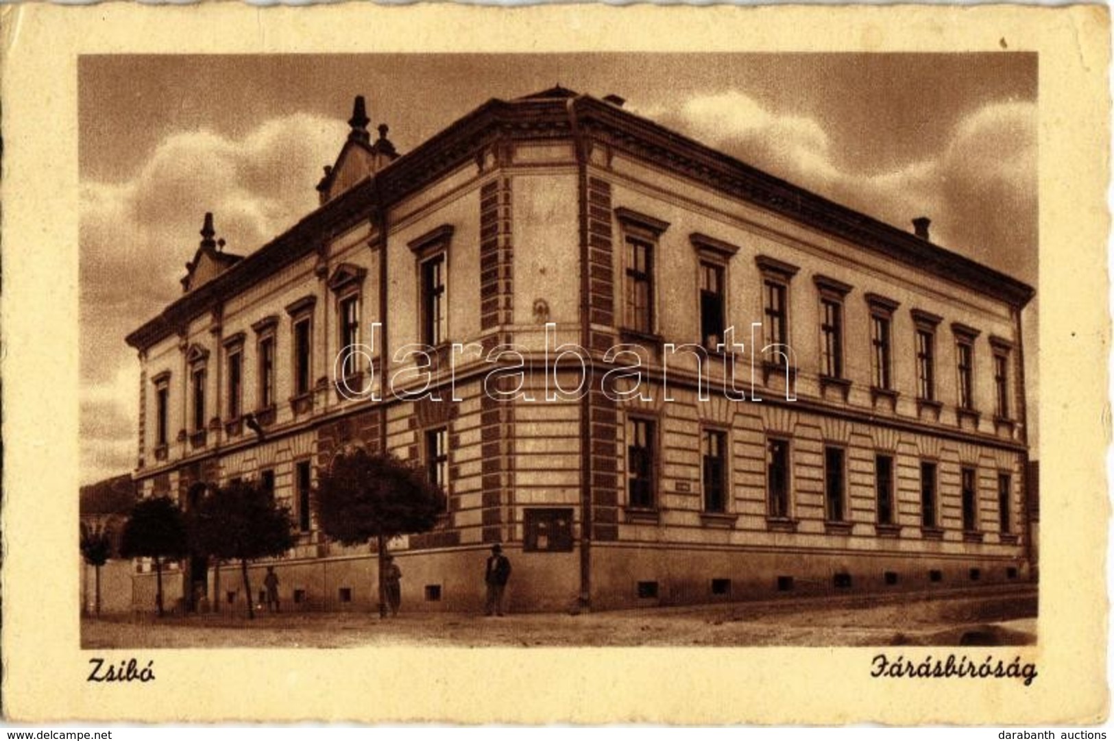 T2/T3 1944 Zsibó, Jibou; Járásbíróság. Kiadja Végh / District Court (EK) - Zonder Classificatie