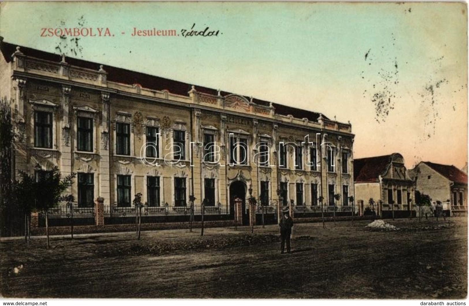 T2/T3 1909 Zsombolya, Jimbolia; Jesuleum Zárda Iskola / Priory School (EK) - Zonder Classificatie