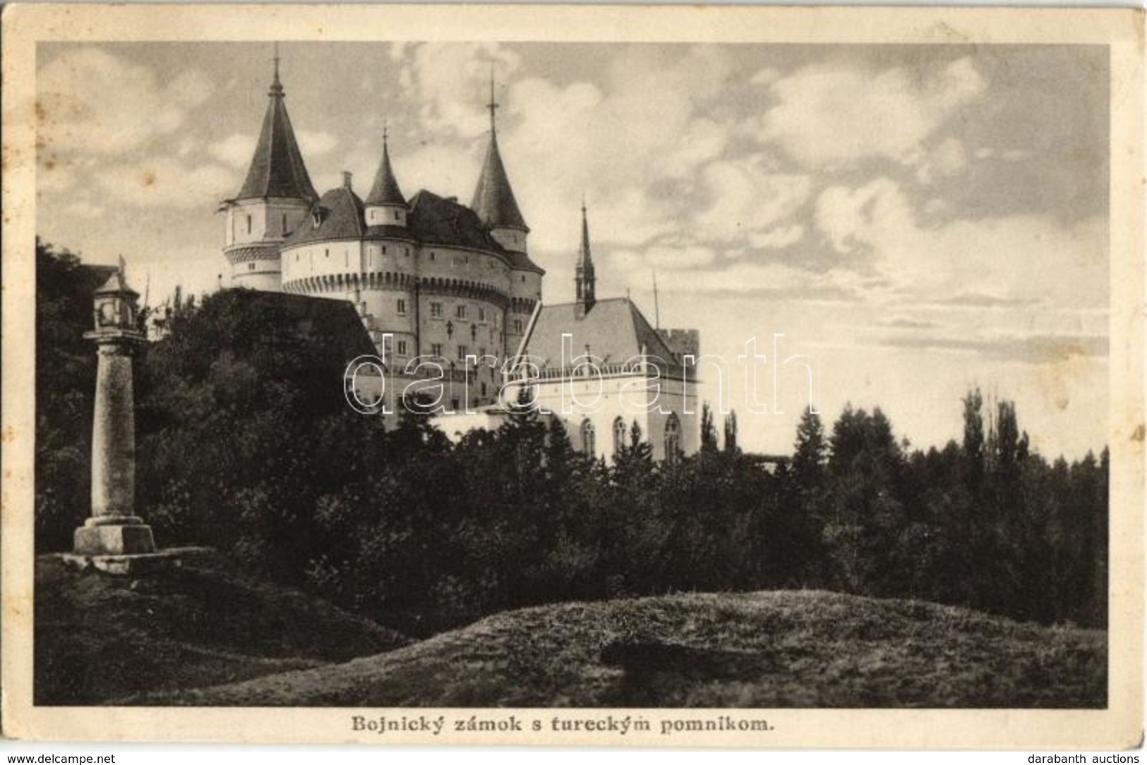 * T2/T3 Bajmóc, Bojnice; Gróf Pálffy Kastély, Várkastély. Kiadja Gubits Prievidza / Bojnicky Zámok / Castle (EK) - Unclassified