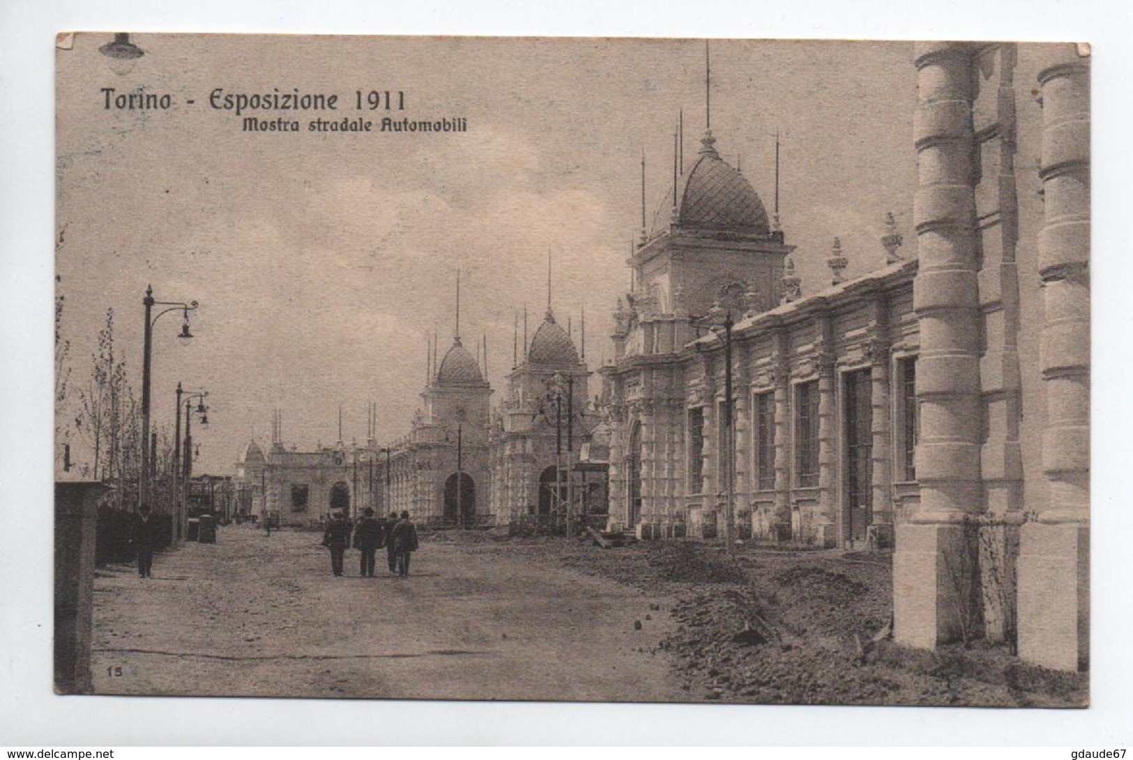 TORINO - ESPOSIZIONE 1911 - MOSTRA STRADALE AUTOMOBILI - Expositions