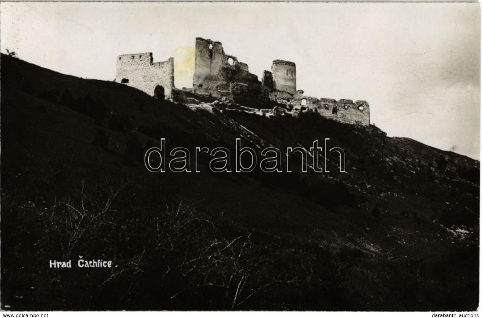 T2 1928 Csejte, Cachtice; Vár / Hrad / Castle. Photo - Unclassified