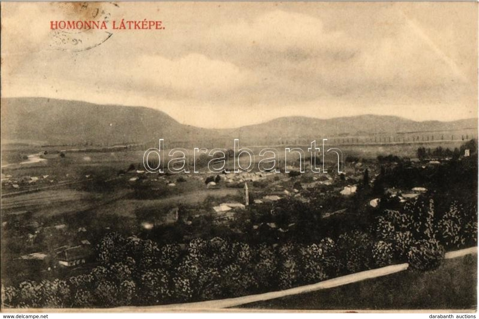 T2 1910 Homonna, Homenau, Humenné; Látkép. Hossza Gyula Kiadása / General View - Ohne Zuordnung