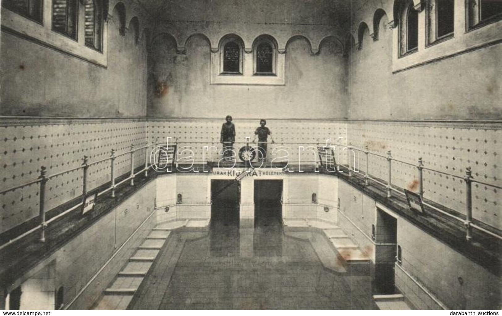 ** T2/T3 Pöstyén, Piestany; Ferenc József Fürdő Belső, Urak és Hölgyek Kijárata / Spa Interior (fl) - Unclassified