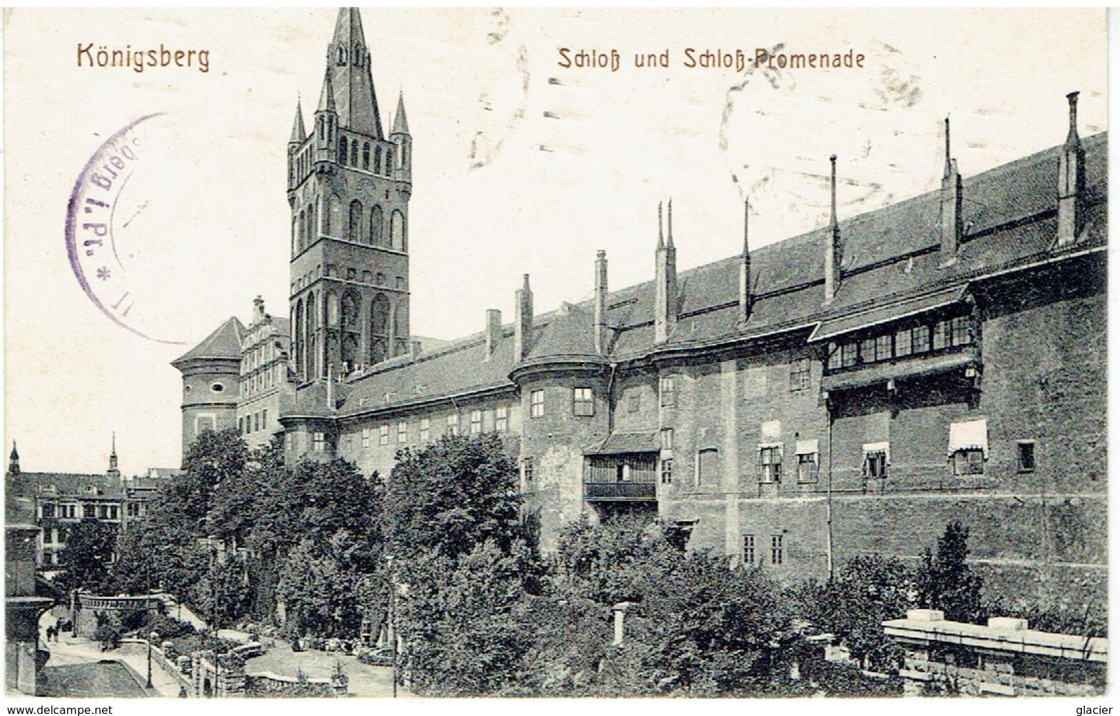 Königsberg In Preußen - Kaliningrad - Калининград - Schloss Und Schloss-promenade - Stempel Lazaret 1915 - Ostpreussen