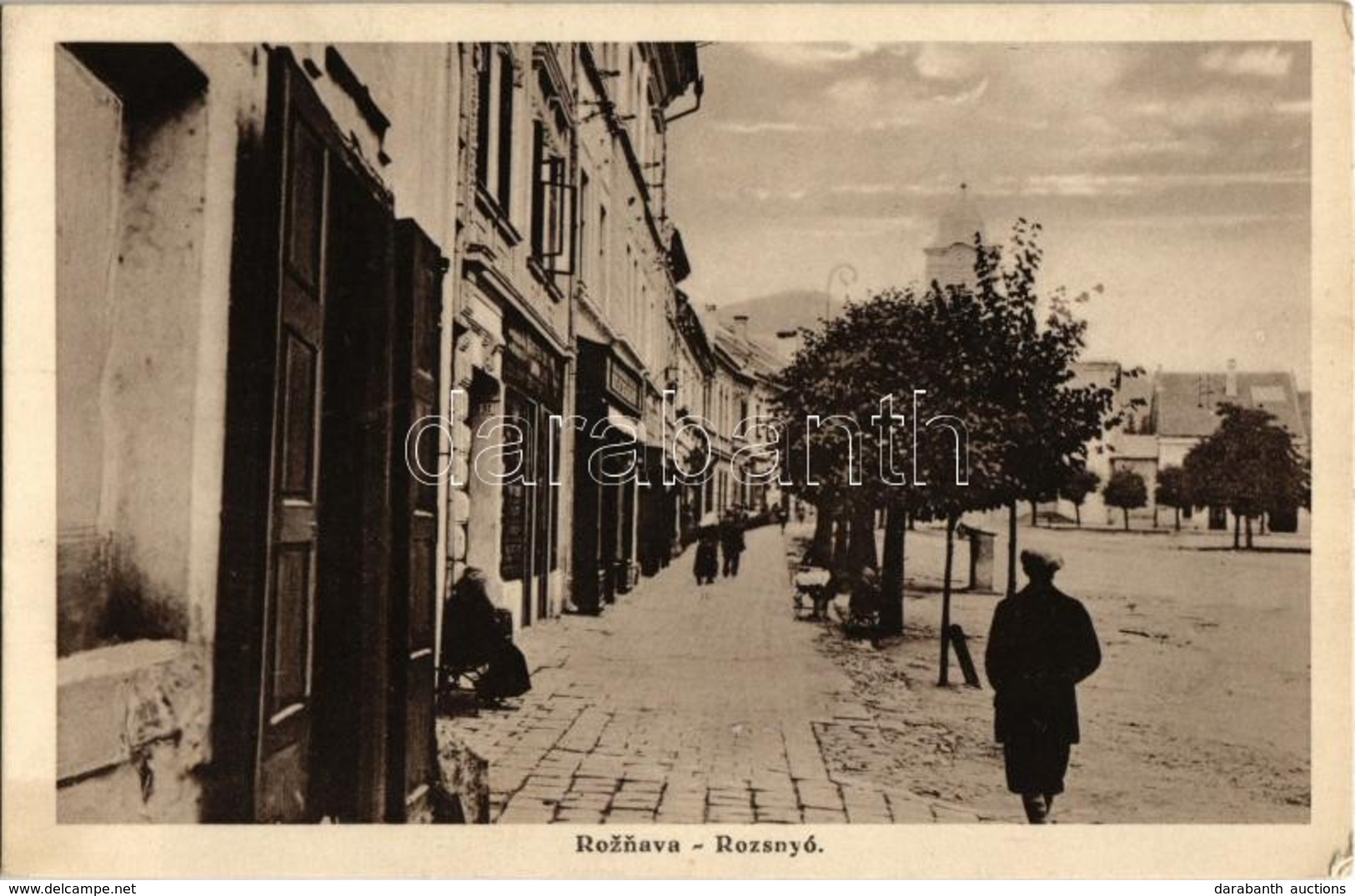 * T2 Rozsnyó, Roznava; Utcakép, üzletek / Street View, Shops - Non Classés