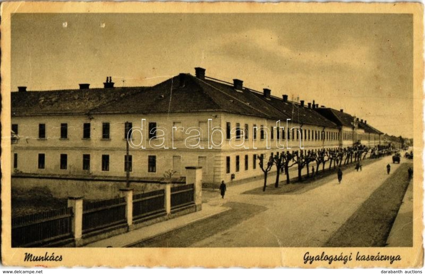 * T2/T3 1939 Munkács, Mukacheve, Mukacevo; Gyalogsági Laktanya / Military Infantry Barracks (EK) - Zonder Classificatie