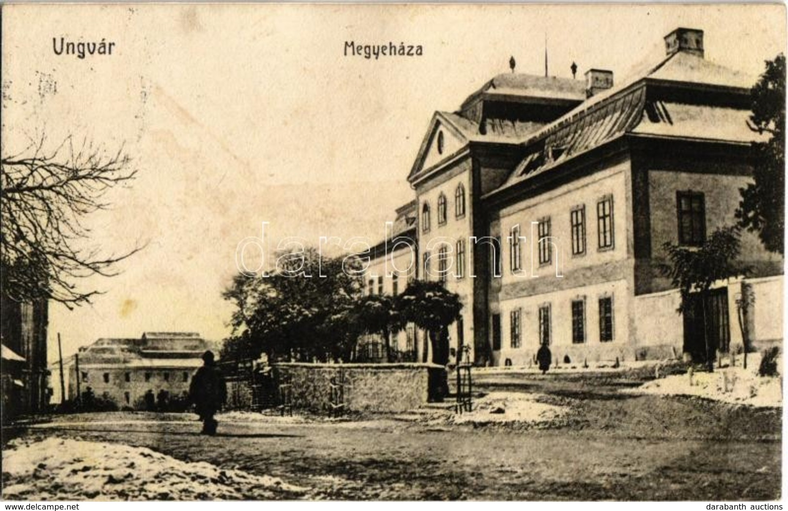 * T3 1911 Ungvár, Uzshorod, Uzhorod; Megyeháza / County Hall (r) - Non Classés