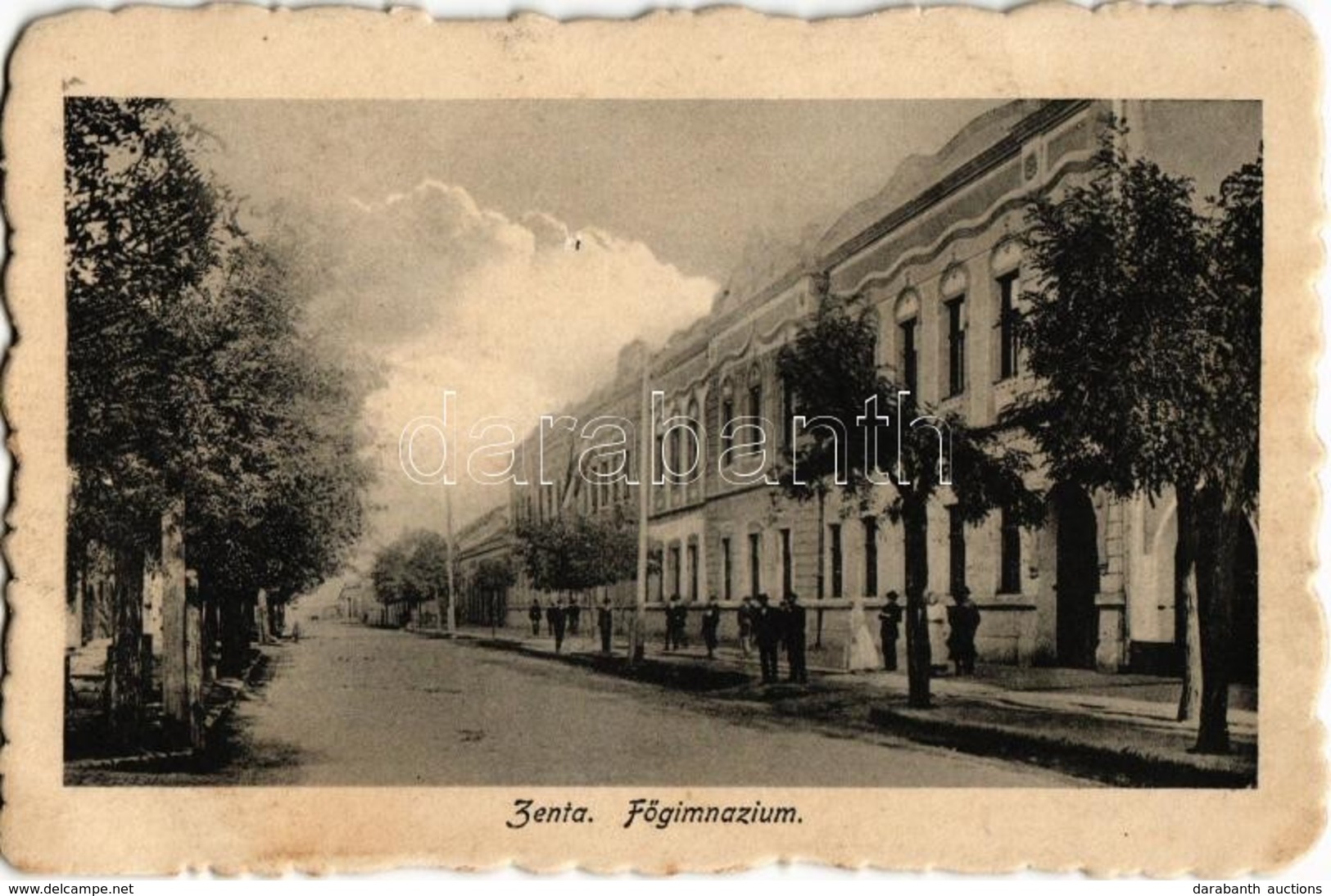 * T2/T3 1919 Zenta, Senta; Főgimnázium / Grammar School - Non Classés