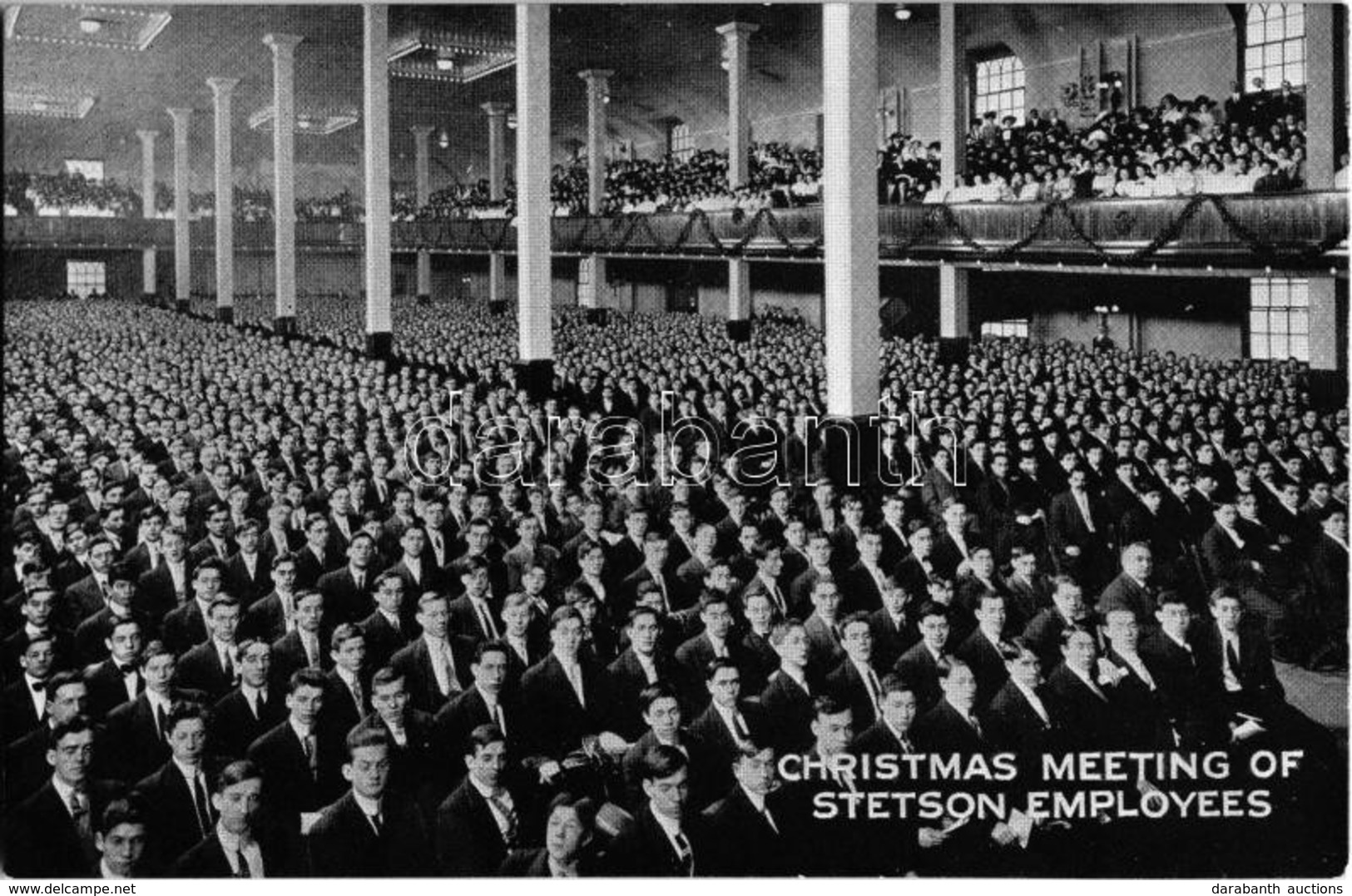 ** T1/T2 Philadelphia, Christmas Meeting Of Stetson Employees (John B. Stetson Company) - Non Classés