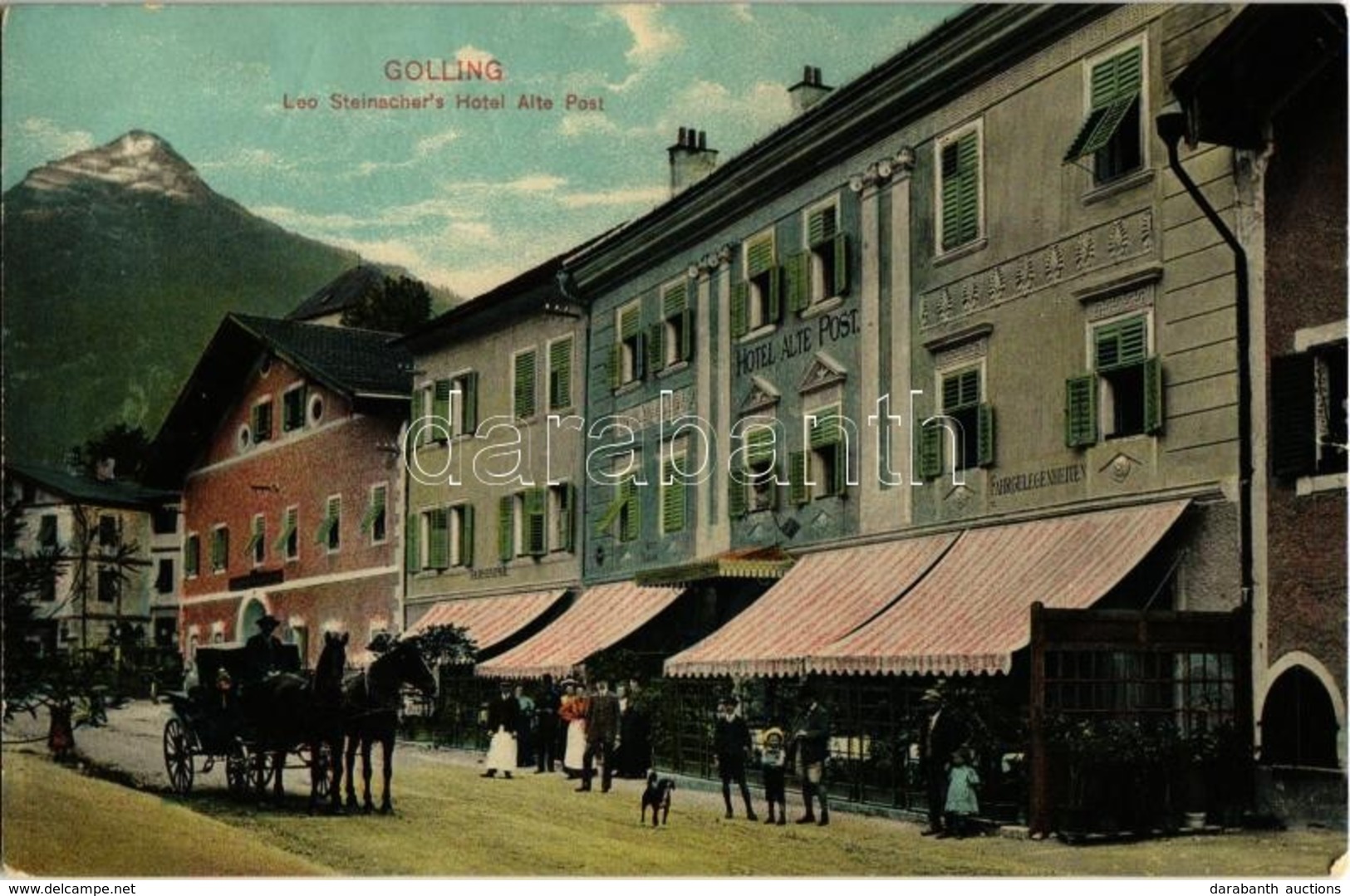 * T2 Golling An Der Salzach, Leo Steinacher's Hotel Alte Post Und Gollinger Hof, Touristenzimmer / Hotel. Steinacher Leó - Non Classés