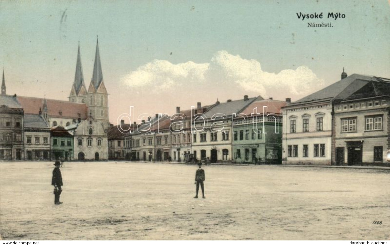 T4 Vysoké Myto, Namesti / Main Square With Hotel (b) - Non Classés