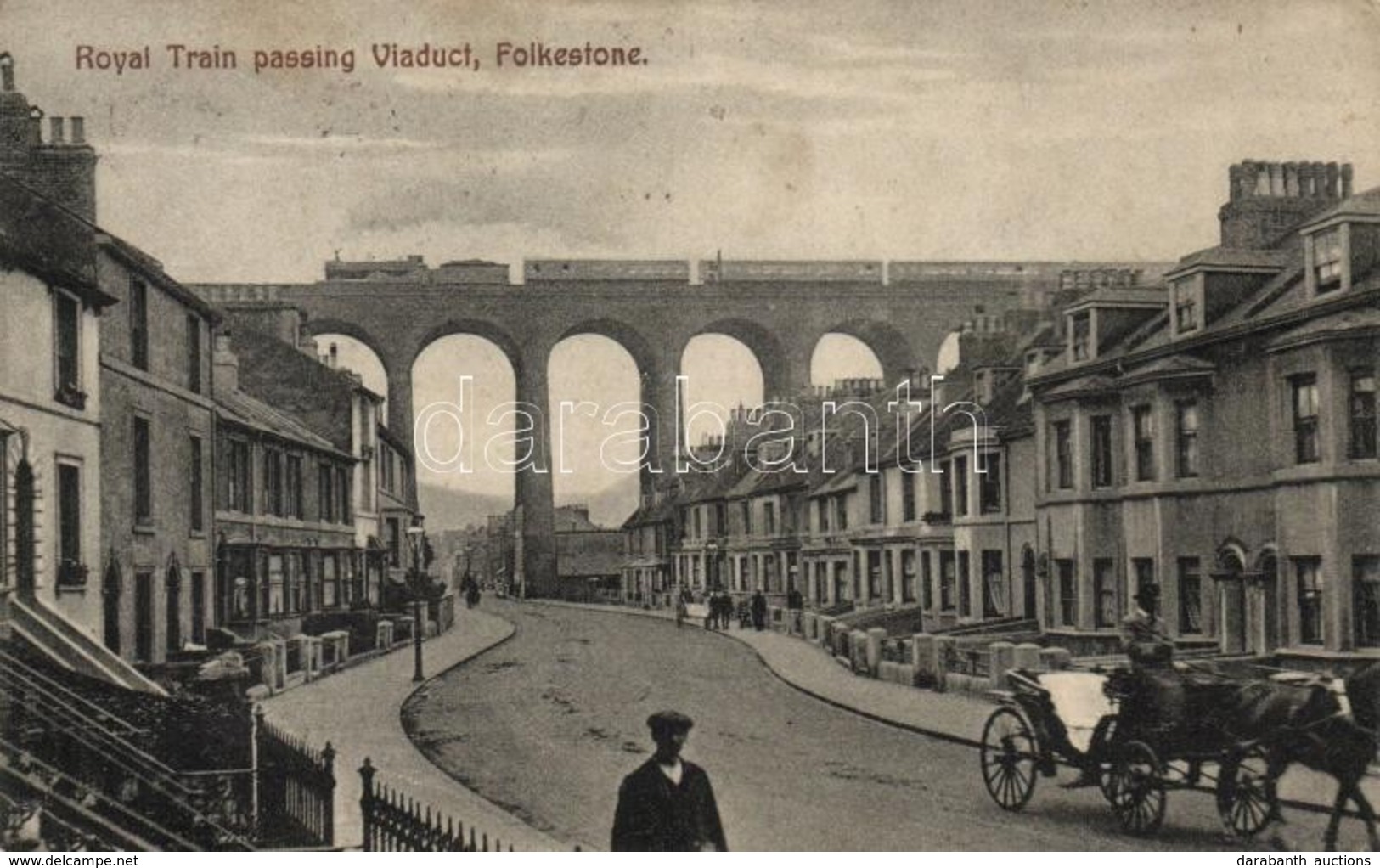 T2/T3 Folkestone, Royal Train Passing Viaduct (EK) - Non Classés