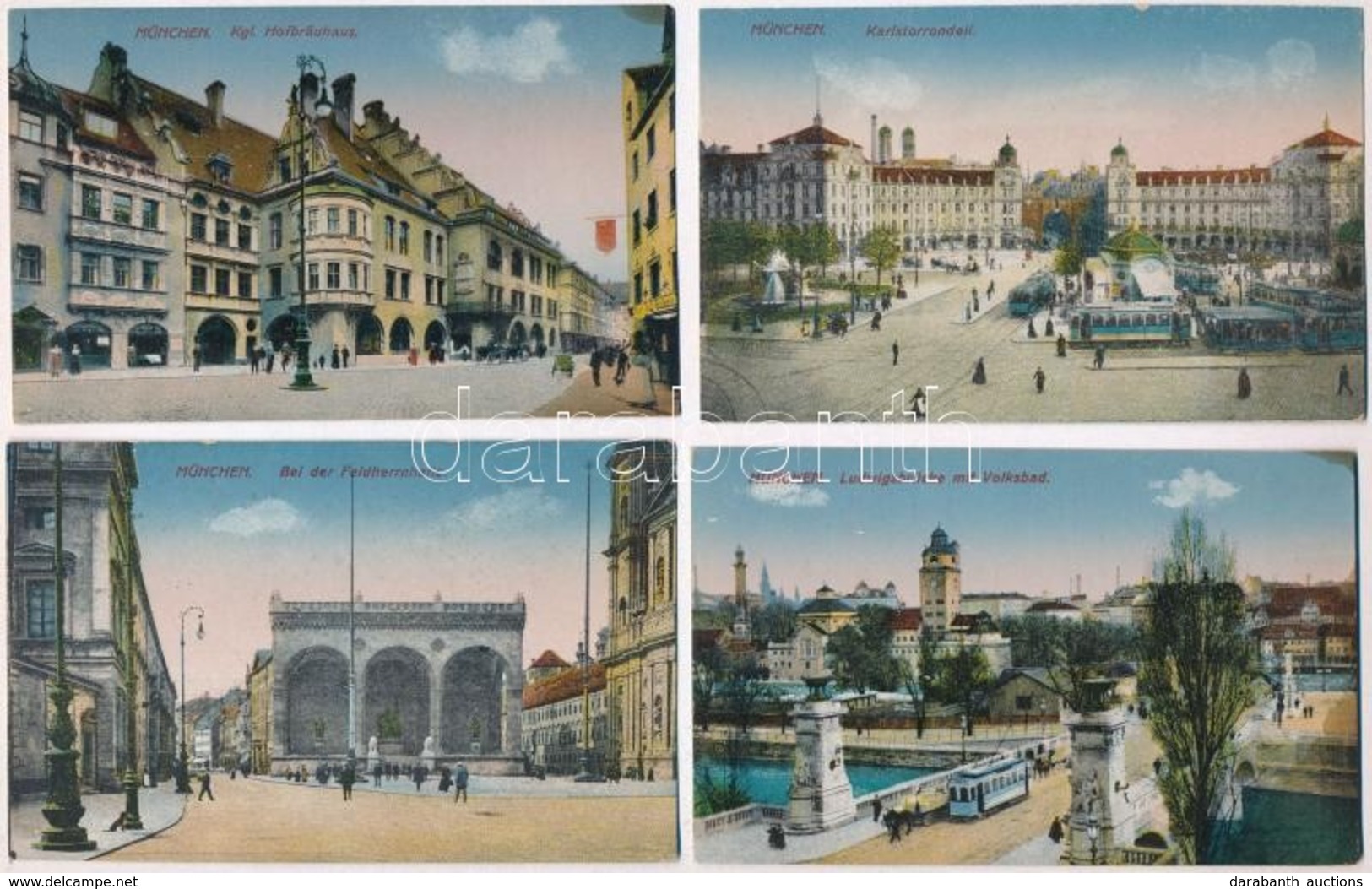 ** München, Munich; - 16 Old Postcards - Unclassified