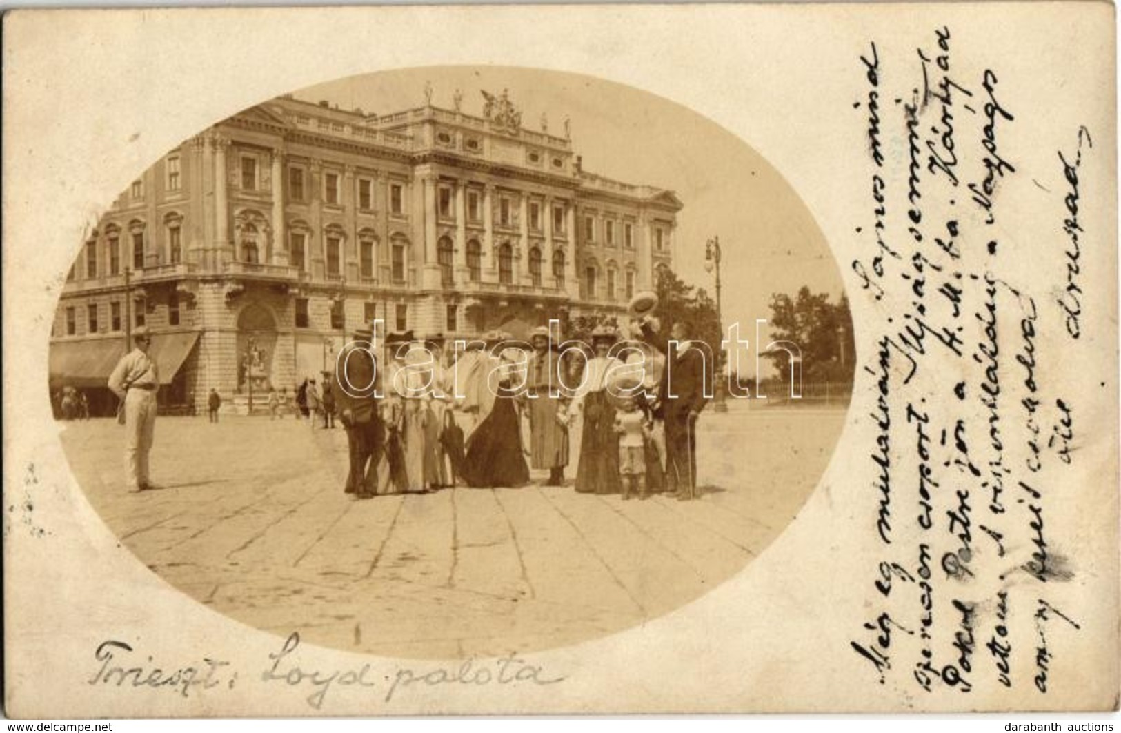 T2 1905 Trieste, Trieszt; Lloyd Palace. Photo - Unclassified