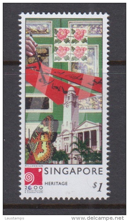 Singapore 2000 Millennium Issue&#65292; Butterfly MNH - Butterflies