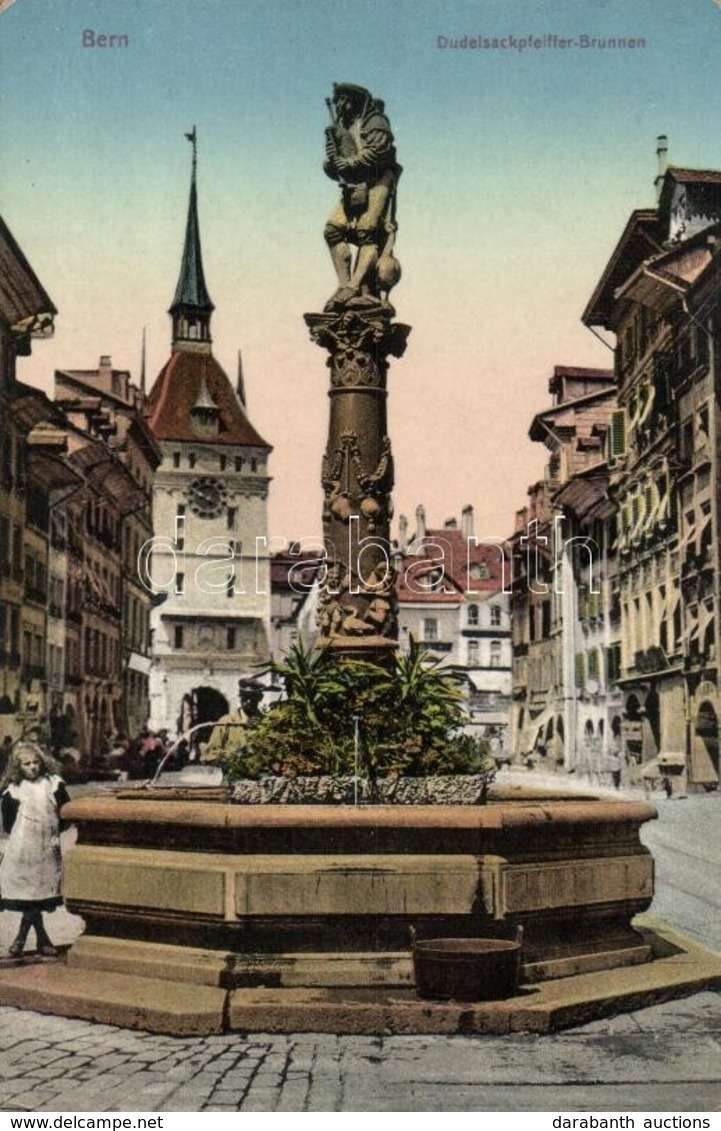 ** T2/T3 Bern Dudelsackpfeifer Brunnen / Bagpiper Fountain (EK) - Non Classés