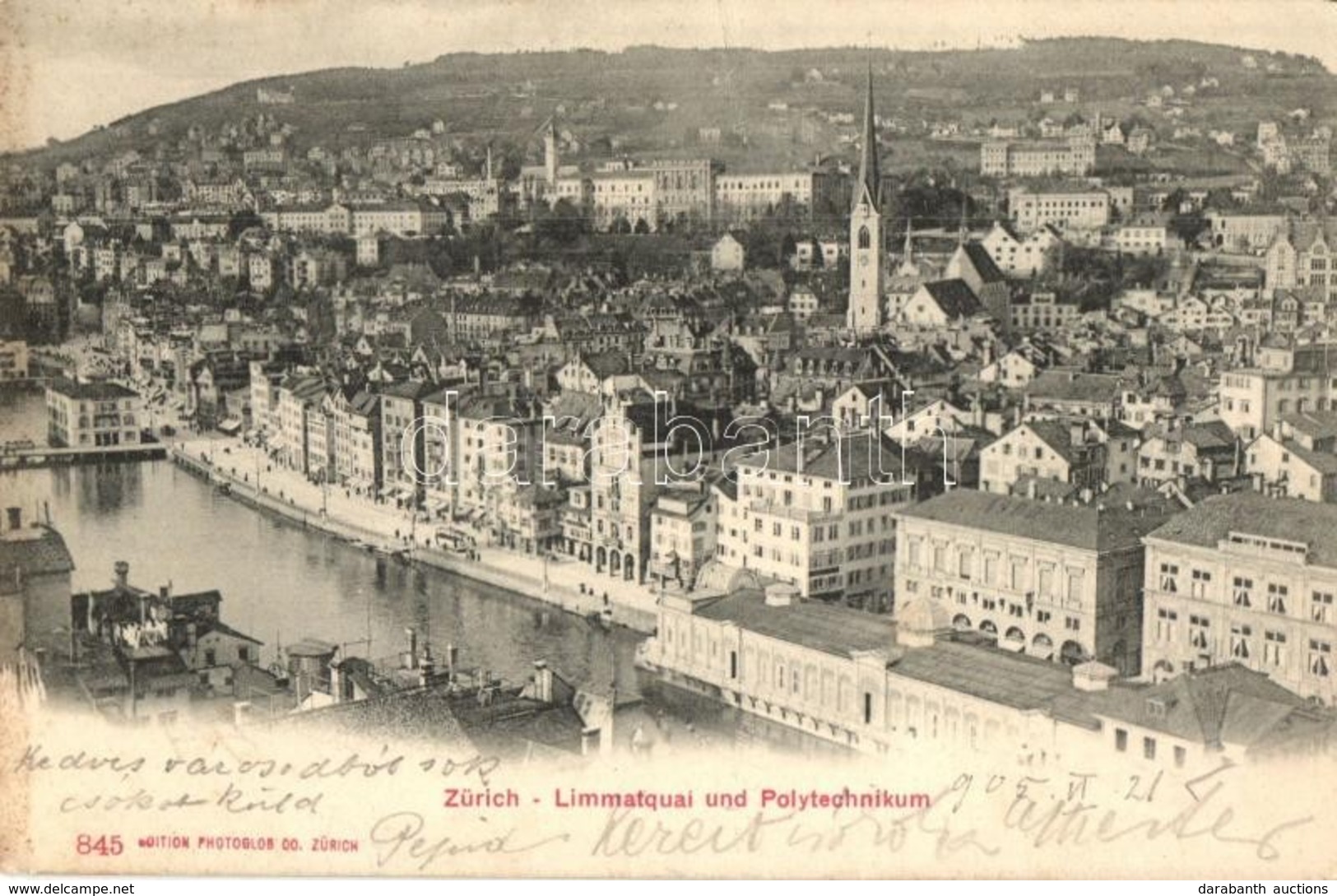 T2 Zürich, Limmatquai Und Polytechnikum / Quay And School - Non Classés