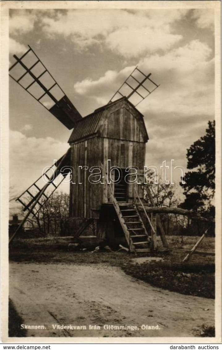 ** T2/T3 Öland, Skansen, Väderkvarn Fran Glömminge / Windmill (fl) - Non Classés